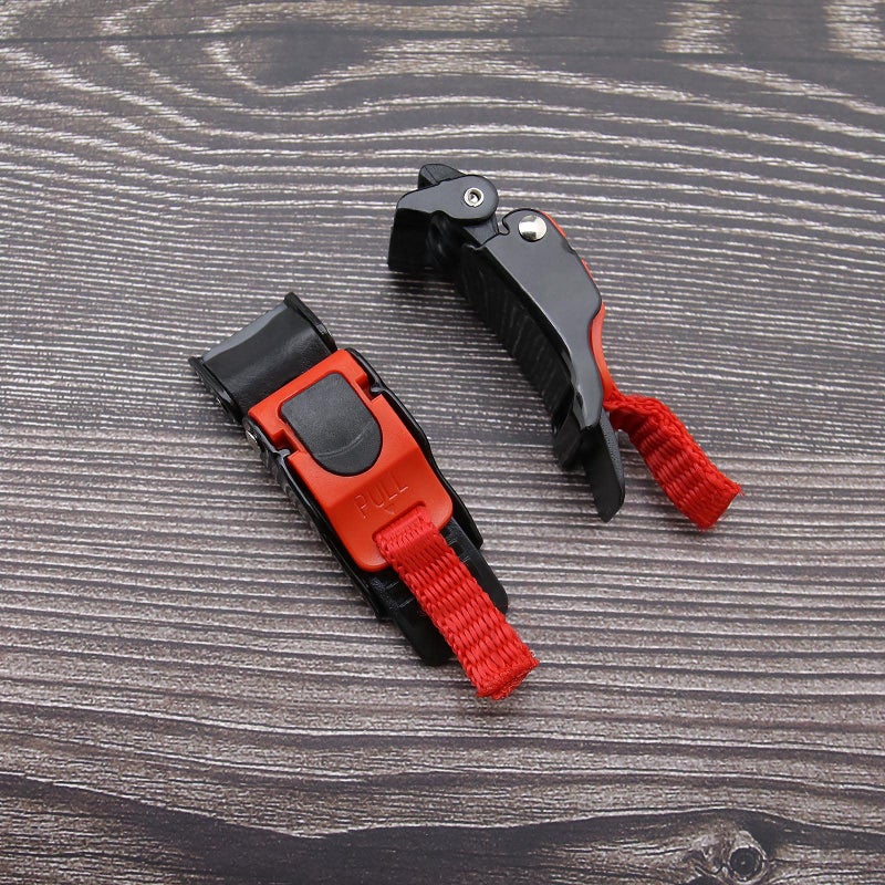Micro Traders Motorcycle Plastic Helmet Quick Release Speed Clip Chin Strap Pull Buckle 3Pcs - Image 5